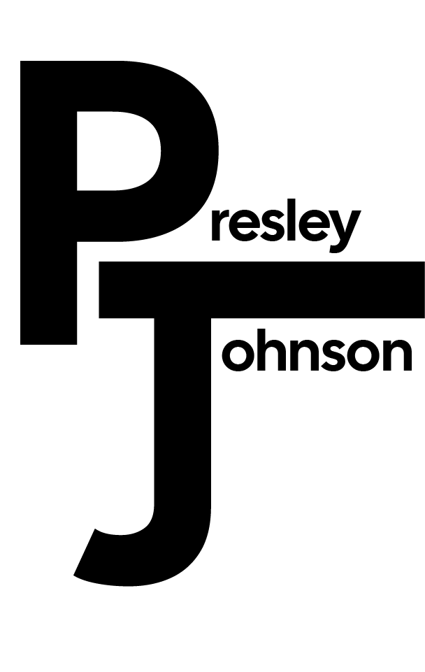 Presley Johnson logo.