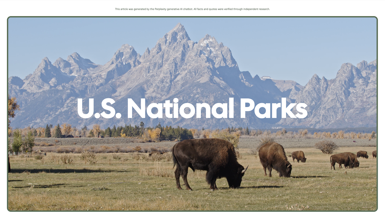 National Park System website.